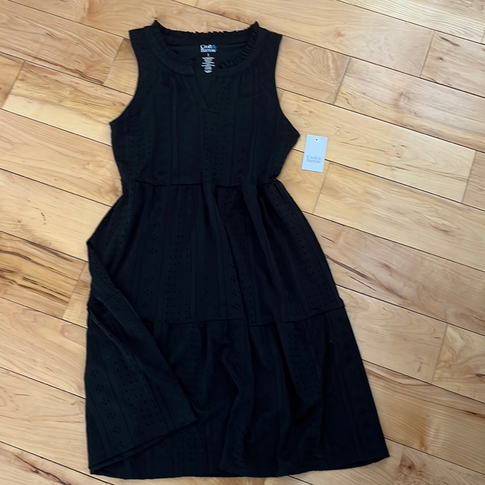 Croft & Barrow Black Spring/Summer Dress Size S